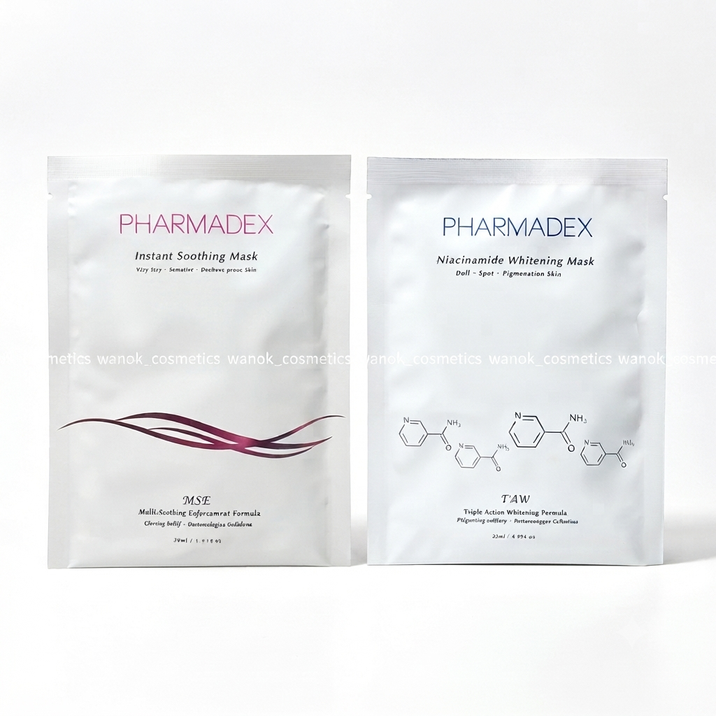 各10片 PHARMADEX 煙醯胺美白退黑神奇面膜Niacinamide Whitening Mask
Pharmadex Instant Soothing Mask Pharmadex MSE 多重舒緩嫩肌乳液面膜 被稱為「退紅神奇面膜」或「泛紅救星」