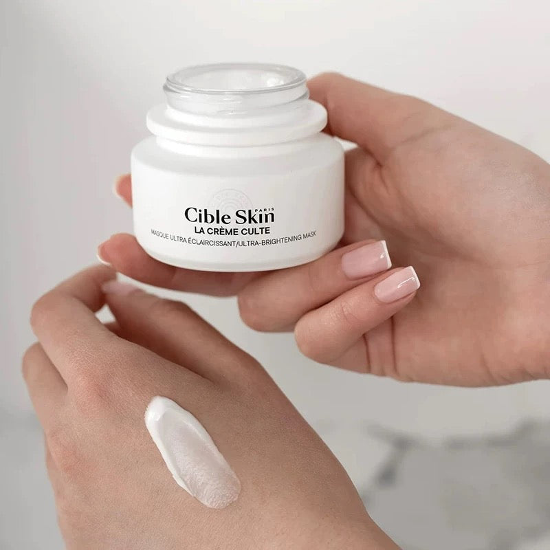 包順豐 法國 Cible Skin 悉源地聖光超嫩面膜急救抗氧塗抹cibleskin Cible SKir LA CREME CULTE MASQUE VISAGE ILLUMINATEUR / ILLUMINATING FACE MASK 50ml