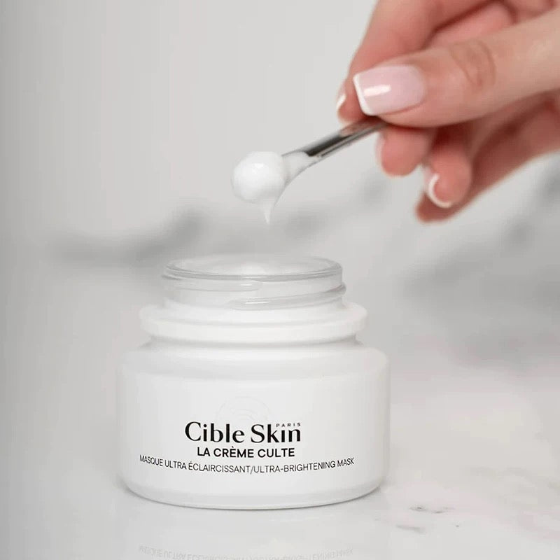 包順豐 法國 Cible Skin 悉源地聖光超嫩面膜急救抗氧塗抹cibleskin Cible SKir LA CREME CULTE MASQUE VISAGE ILLUMINATEUR / ILLUMINATING FACE MASK 50ml