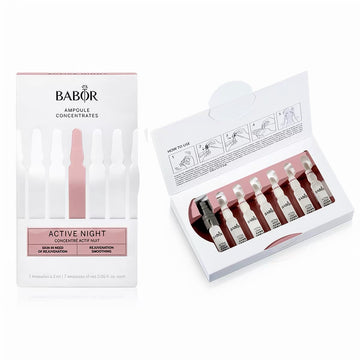BABOR 活性夜間安瓶濃縮液 Active Night Ampoule Concentrates 包裝內含 7 支 2 毫升