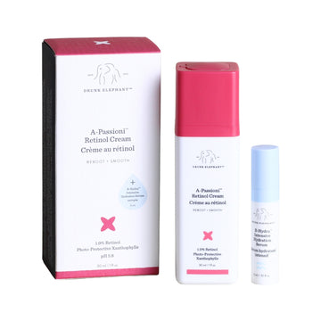 Drunk Elephant 醉象 1%視黃醇精華30ml+保濕修護精華露3ml A-Passioni  Retinol Cream Creme au retinol A醇精華乳