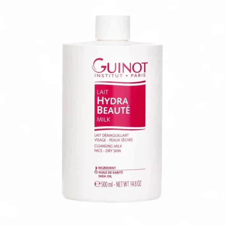 Guinot 滋潤潔面乳 500ml Hydra Beaute Cleansing Milk （DRY SKIN）有搭配壓頭