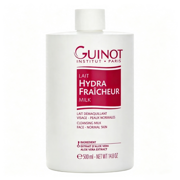 GUINOT 中性潔面乳 500ml Guinot Hydra Fralcheur Cleansing Milk
 （NORMAL SKIN）有搭配壓頭
