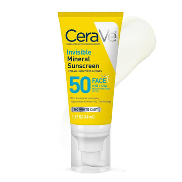 CeraVe Invisible Mineral Sunscreen SPF50 面部防晒霜 48ml