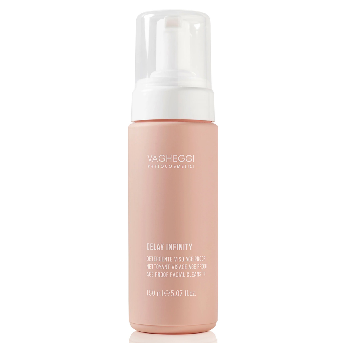 VAGHEGGI Delay Infinity Age Proof Facial Cleanser Mousse 凍齡修護潔面泡 / 輕齡恒時多肽柔滑潔面慕斯 150ml