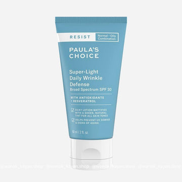 寶拉珍選 Paula's Choice 歲月屏障清透防曬霜隔離SPF30 60mL Super-Light Daily Wrinkle Defense Broad Spectrum SPF30