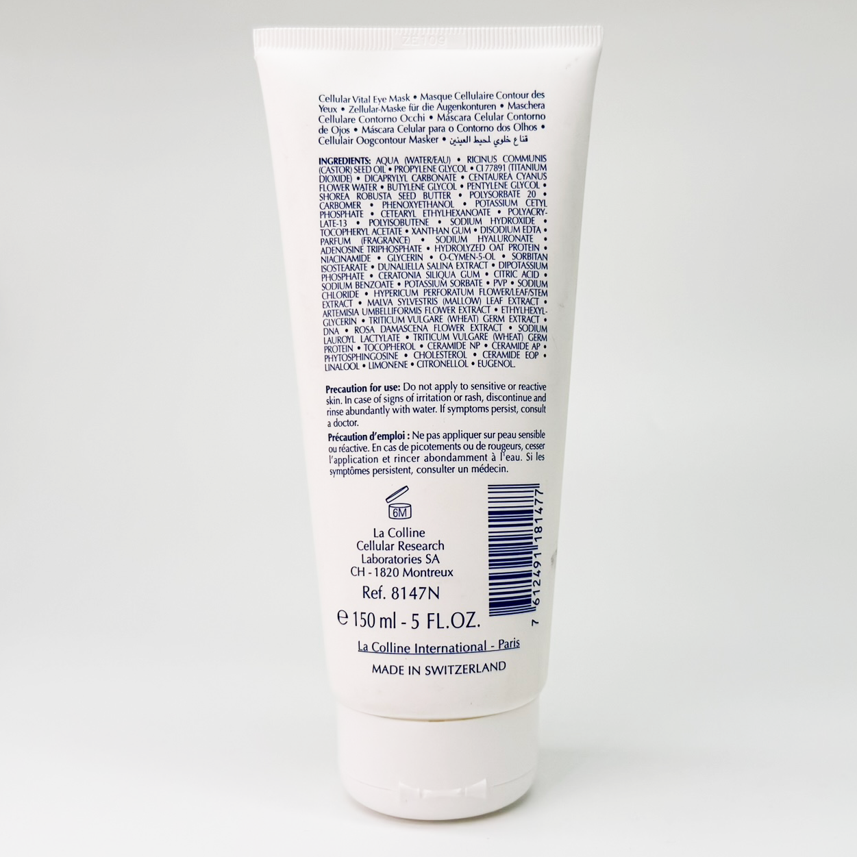 La colline 活細胞眼部美化膜 眼膜150ml 8147 EYE PERFORMaNCE CellularVital Eye Mask Masque CellulaireContour des Yeux
