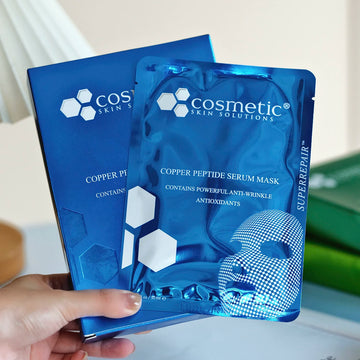 美國 Cosmetic Skin Solutions CSS 藍銅防敏面膜 COPPER PEPTIDE SERUM MASK 5片/1盒