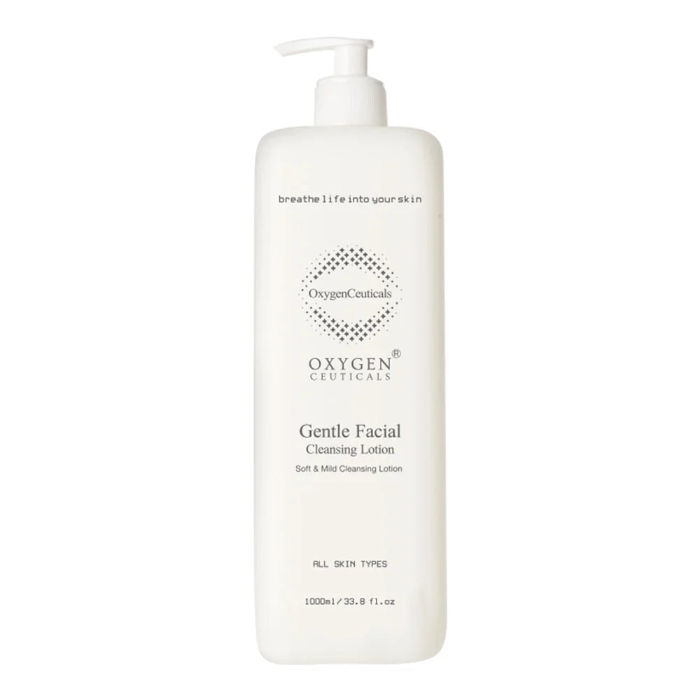OxygenCeuticals Gentle Facial Cleansing Lotion 雪顏牛奶卸妝乳 / 注氧抗氧化洗面乳 1000ml