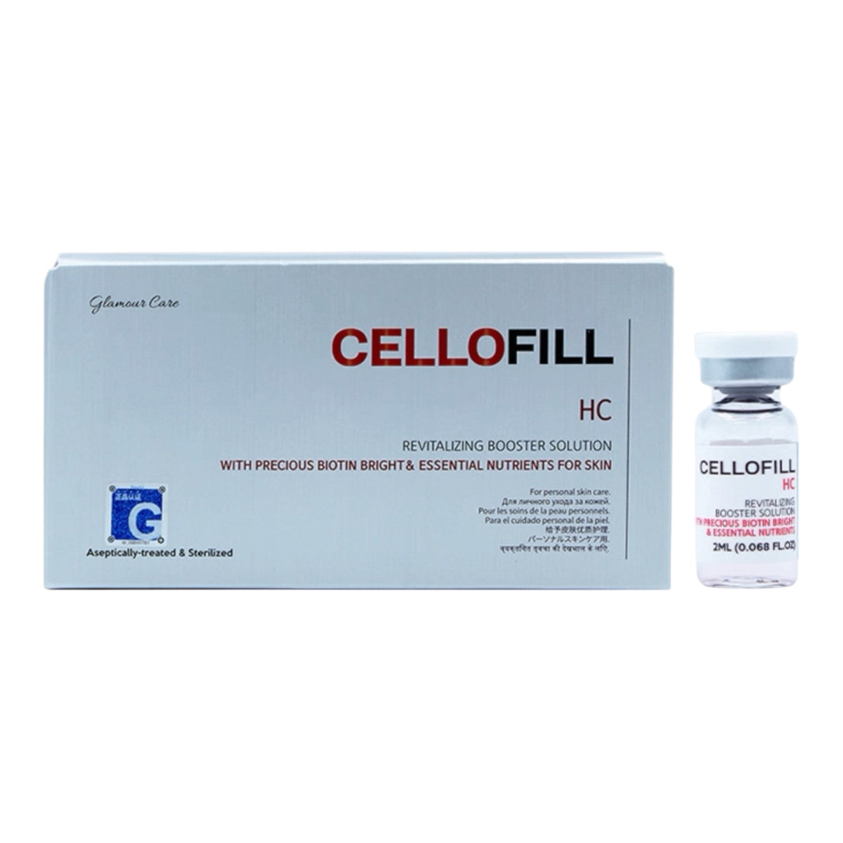 CELLOFILL HC 煥活亮白水光精華液 2mlx6 CELLOFILL HC Revitalizing Booster Solution