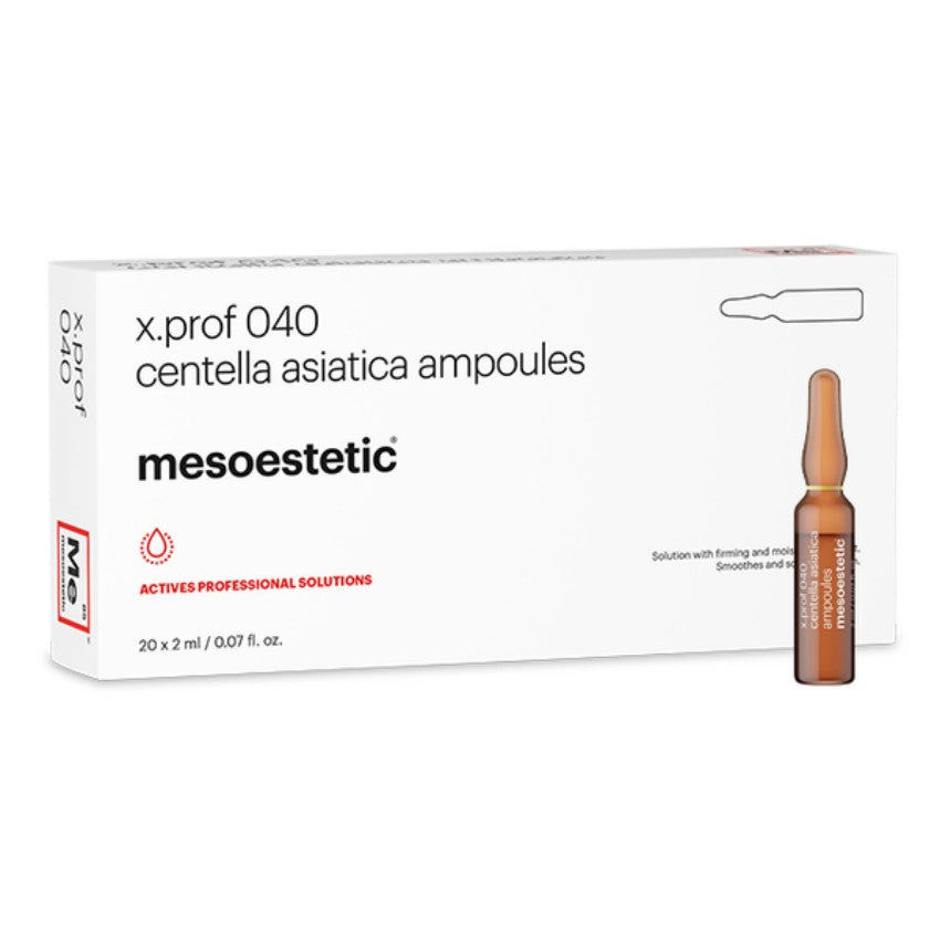 Mesoestetic x.prof 040 centella asiatica ampoules 積雪草抗炎修復精華安瓶 20x2ml