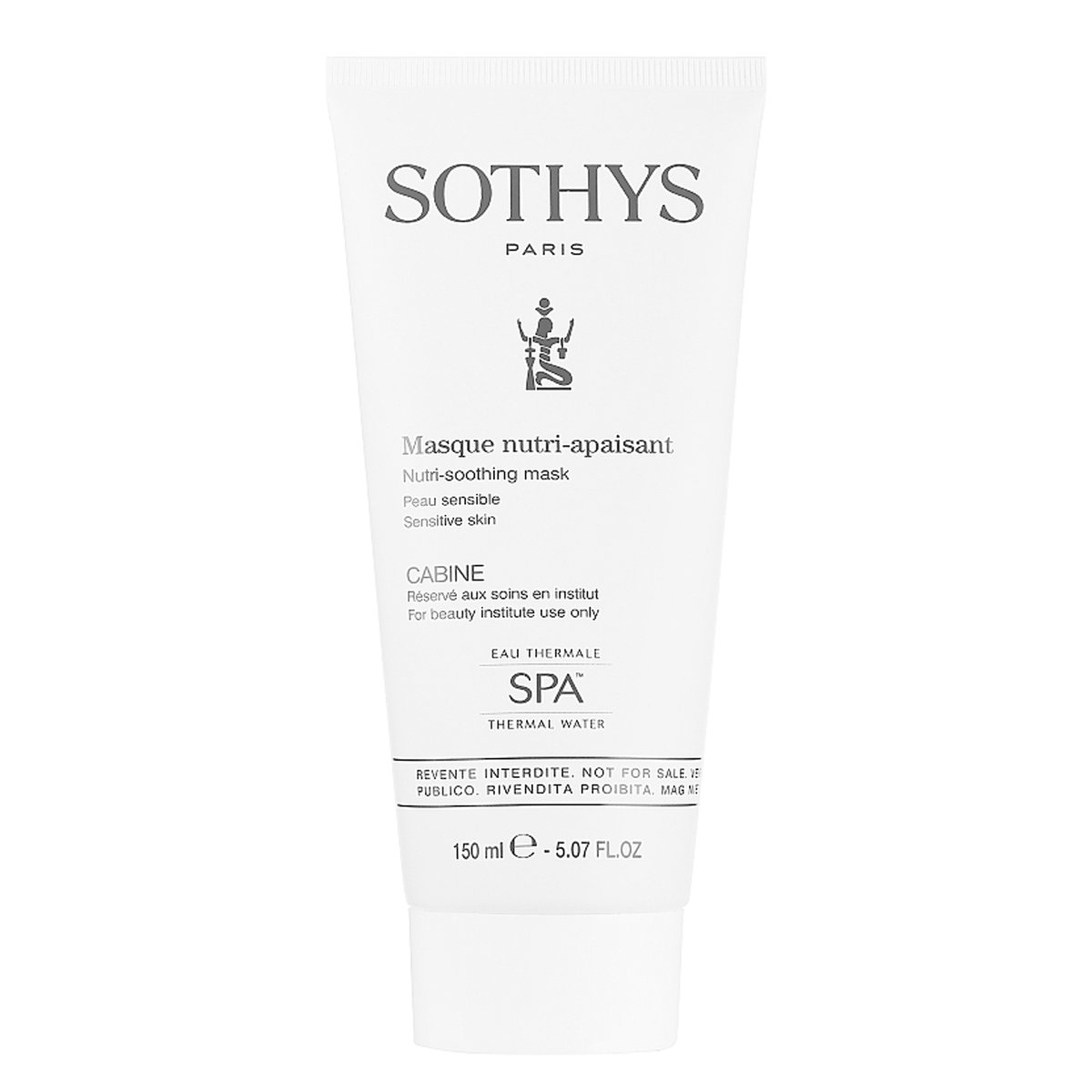 Wanok Cosmetics Sothys 活泉舒敏面膜 150ml，專為敏感肌設計的乳霜狀急救修護面膜，蘊含比利時活泉水。